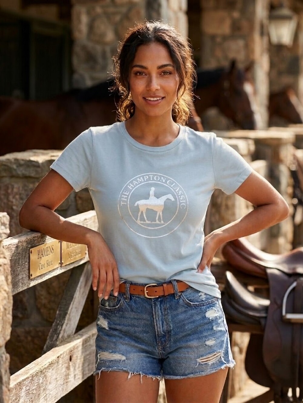 RARE HAMPTON CLASSIC VTG T SHIRT